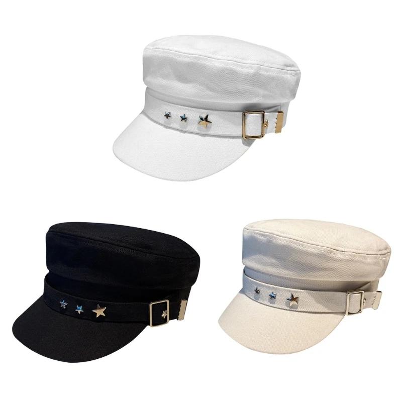 N58F ָ ÷  ư   ȭ  Cabbie Hat      Peaked Cap Women Men
